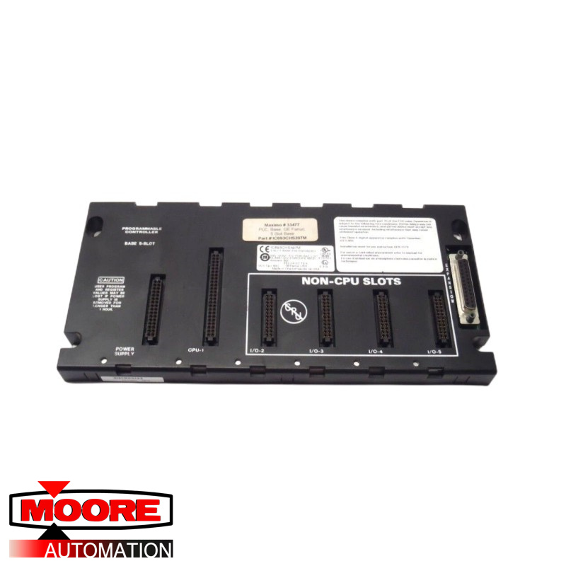 GE | IC693CHS397 | PLAQUE DE BASE DU CPU MODULAIRE