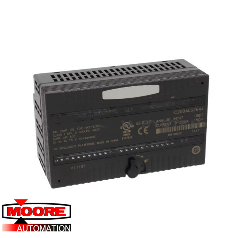 GE | IC200ALG264 | Entrée analogique courant 15 bits 15 canaux