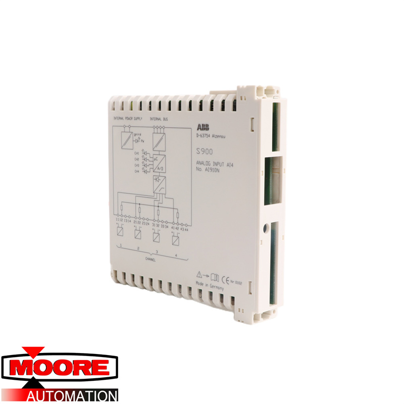 ABB | AI910N 3KDE175513L9100 | Module d'entrée analogique AI4