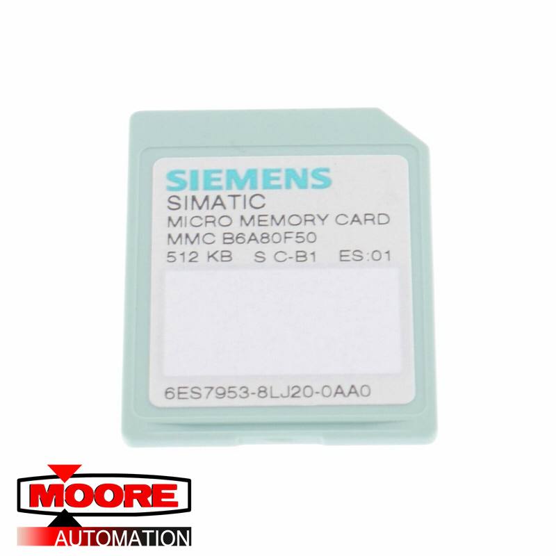 SIEMENS 6ES7953-8LJ20-0AA0 Micro Carte Mémoire - 512 Ko