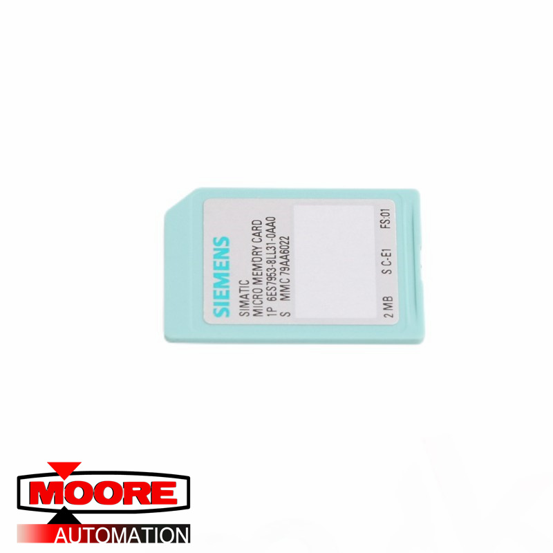 SIEMENS 6ES7953-8LL31-0AA0 Micro-carte mémoire - 2 Mo