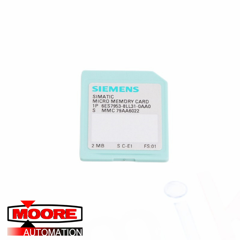 SIEMENS 6ES7953-8LL31-0AA0 Micro-carte mémoire - 2 Mo