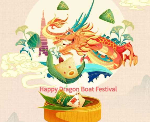 Joyeux festival des bateaux-dragons à tous les amis