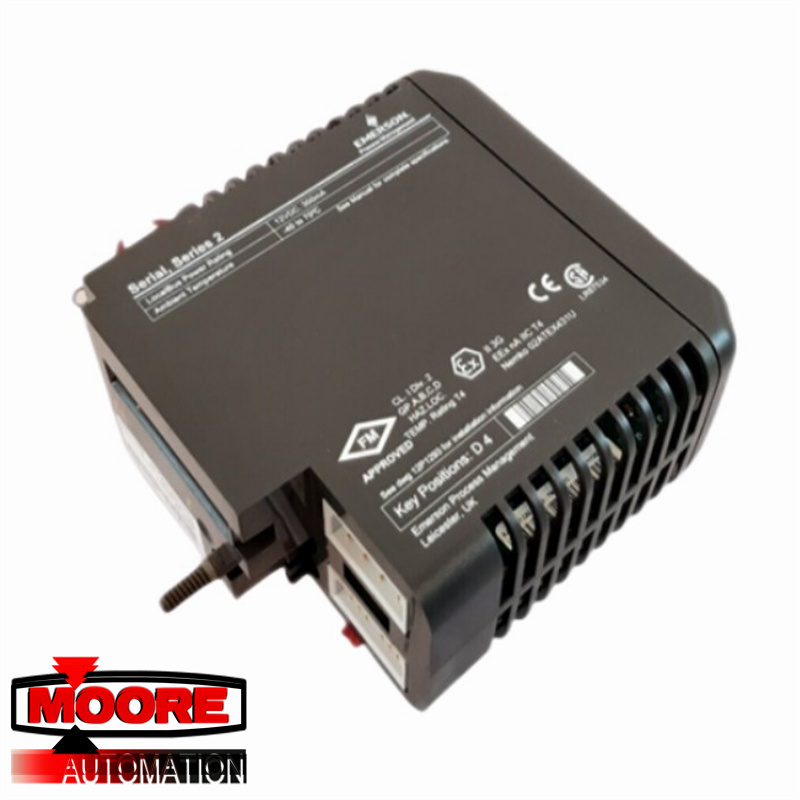 EMERSON CE4006P2 KJ3241X1-BA1 12P2506X102 Carte d'interface série redondante