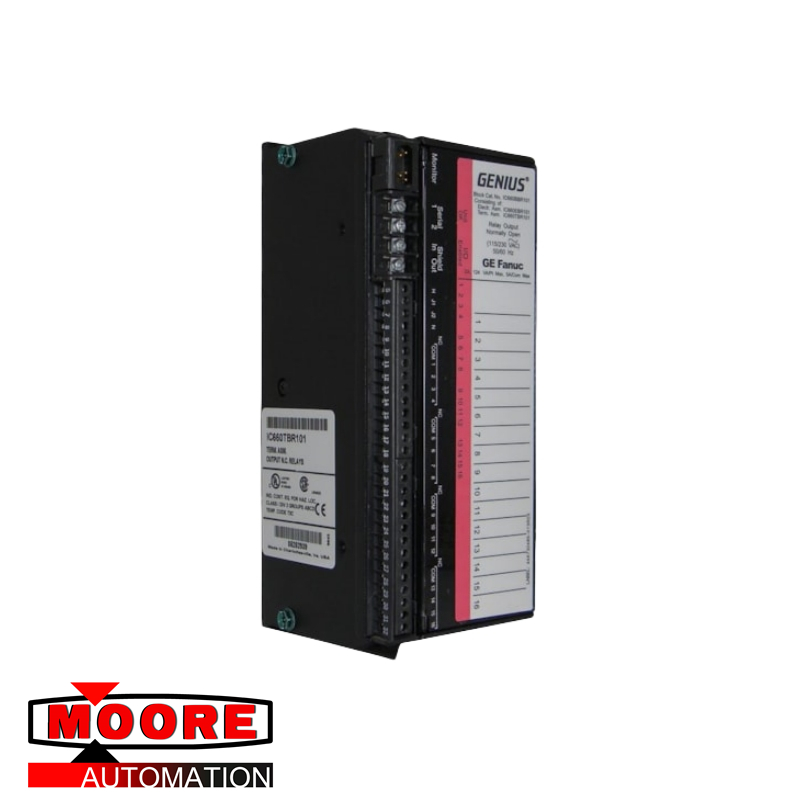 Bloc de sortie relais GE IC660BBR101