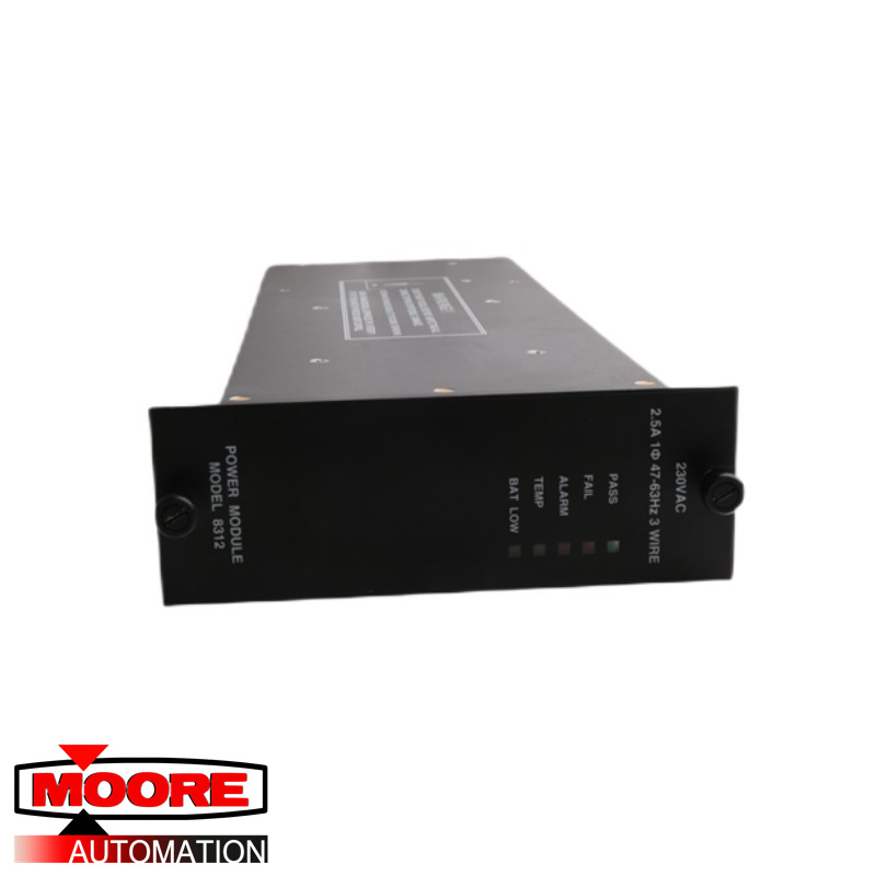 MODULE D'ALIMENTATION Triconex 8312