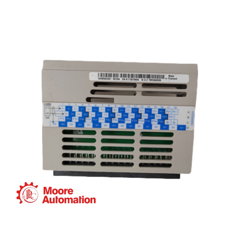 Entrée analogique du module OVATION 5X00502G01