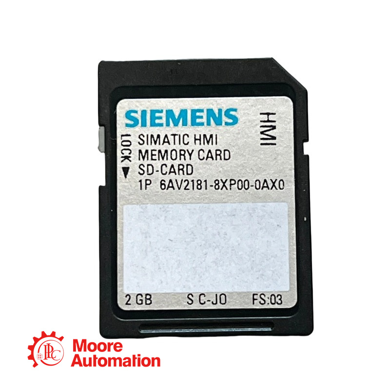 Carte mémoire SD Siemens 6AV2181-8XP00-0AX0
