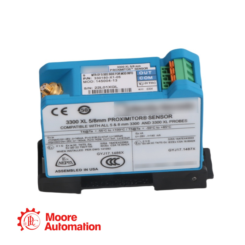 Capteur de proximité Bently Nevada 330180-X1-00 MOD 145004-63 3300 XL