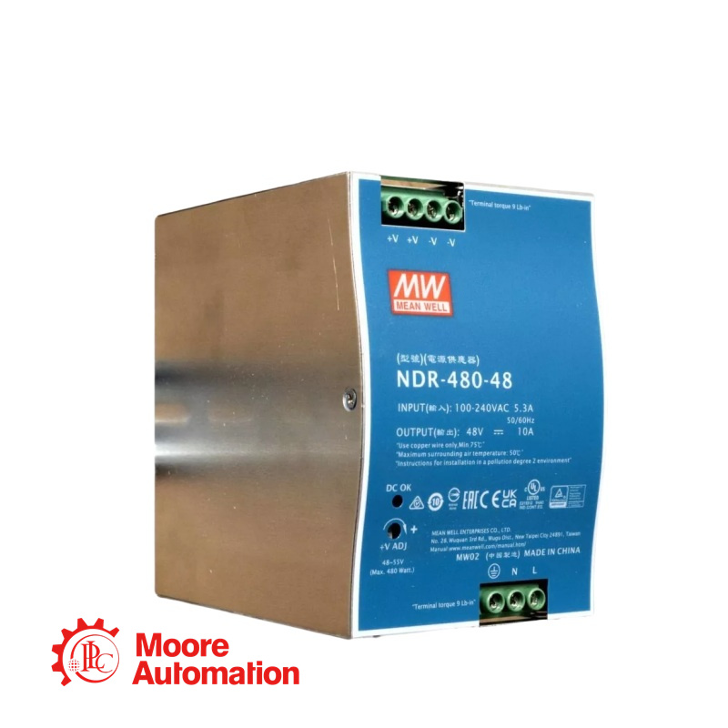 Alimentation de type rail Mean Well NDR-480-48