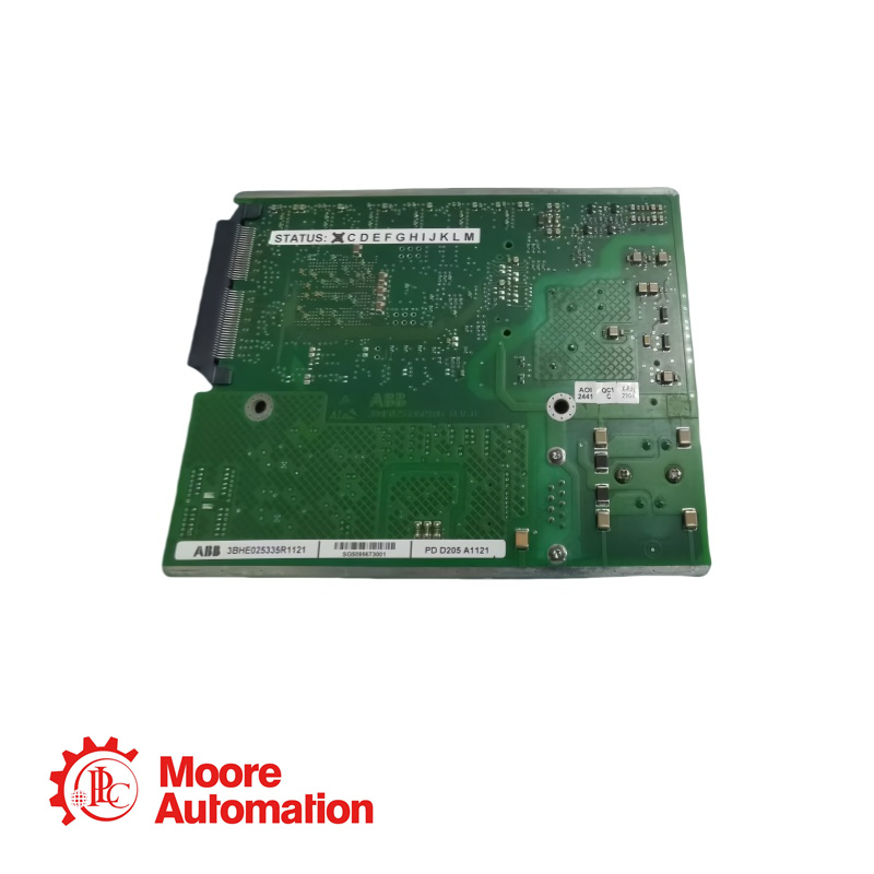Carte de contrôle ABB 3BHE025335R1121 PDD205 A1121