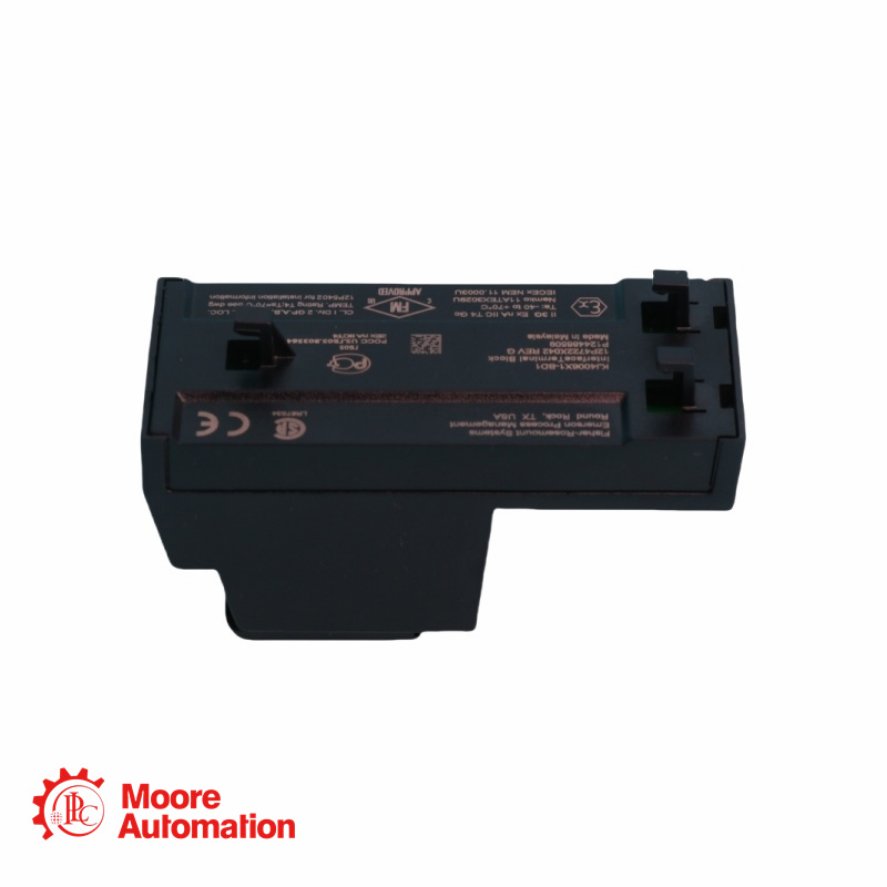 Bloc de jonction à 8 canaux avec fusible EMERSON KJ4006X1-BC1 12P4720X062