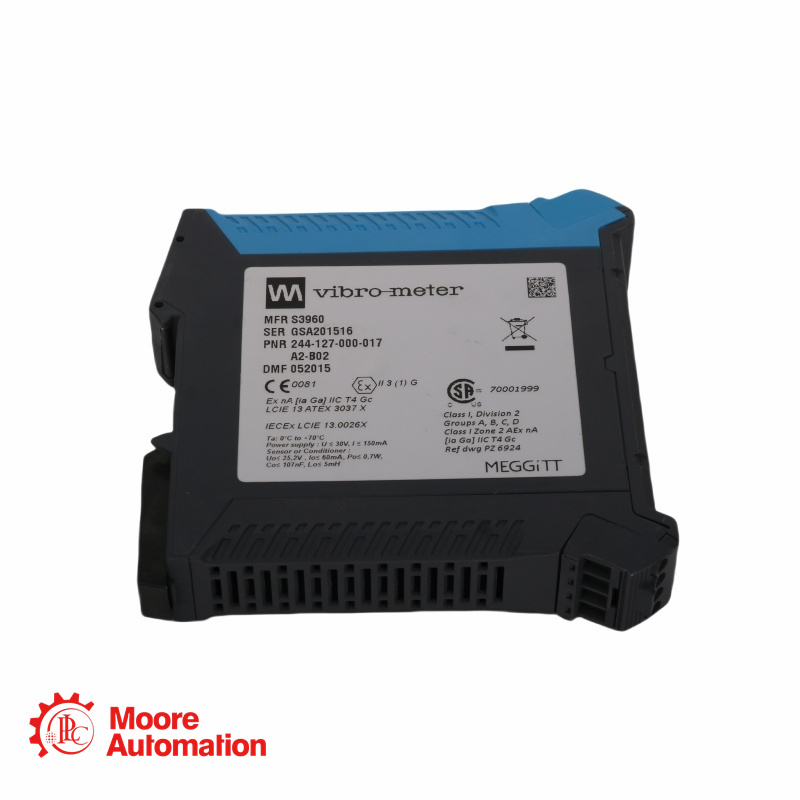 VIBRO-MÈTRE MEGGITT GSI 127 244-127-000-017 A2-B02 Unité de séparation galvanique