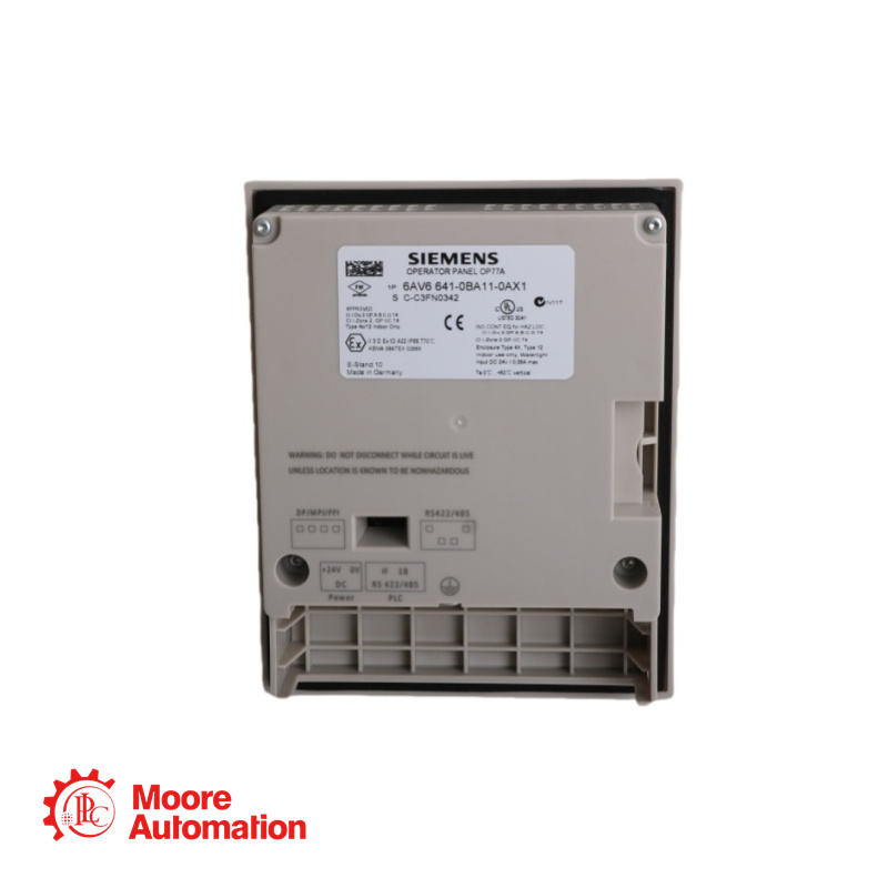 Panneau opérateur Siemens 6AV6641-0CA01-0AX1 SIMATIC OP 77B, écran LCD rétroéclairé