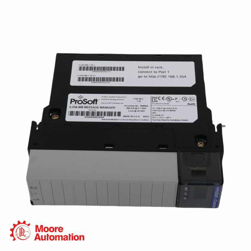 Module d'interface de communication ProSoft Technology ILX56-MM InRAx Message Manager