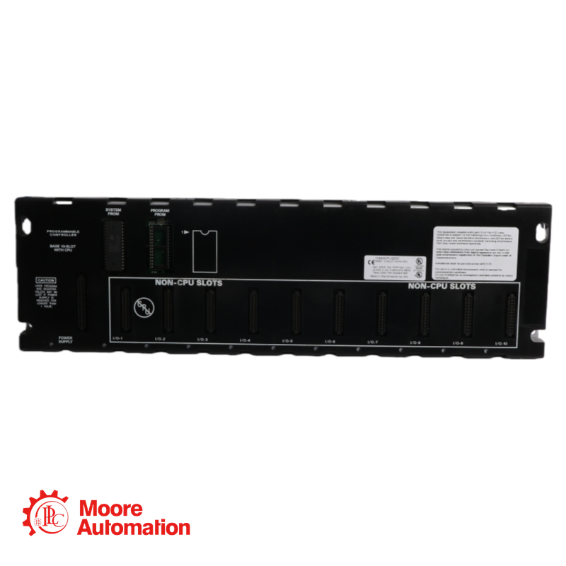 Socle General Electric IC693CPU323 à 10 emplacements avec processeur Turbo intégré