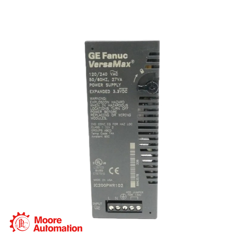 Module d'alimentation General Electric IC200PWR102