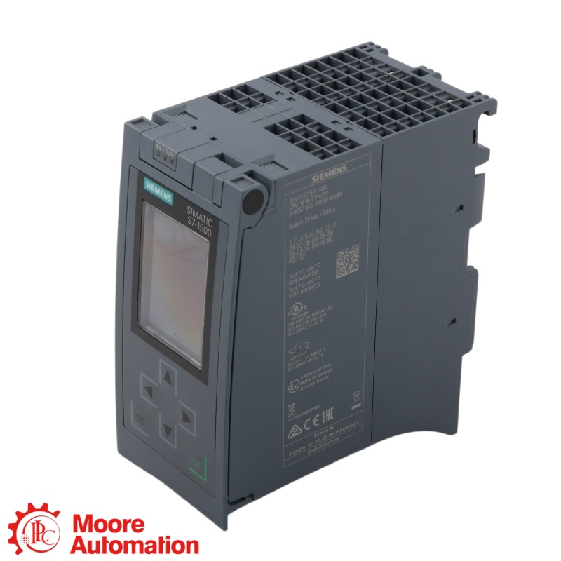 Siemens 6ES7516-3FN02-0AB0 SIMATIC S7-1500F CPU 1516F-3 PN/DP Fail-Safe Controller