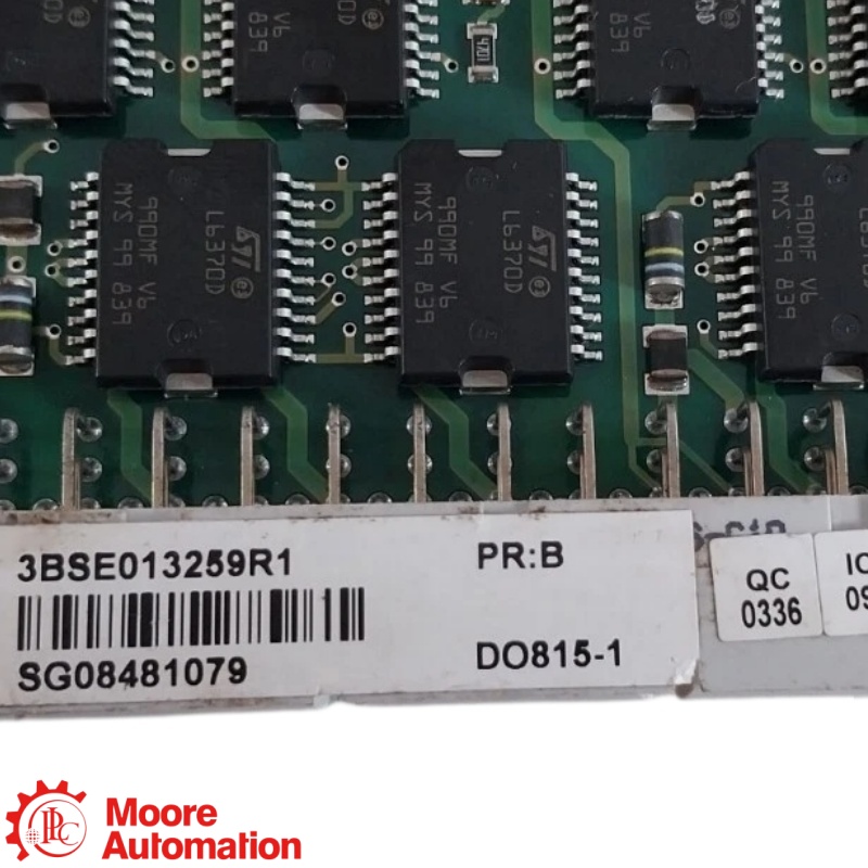 ABB DO815 3BSE013258R1 8-Channel 24 V DC Digital Output Module