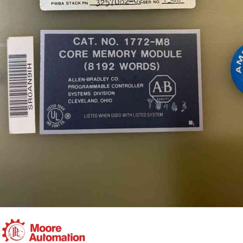 Module de mémoire centrale PLC 1772-M8 PLC-2