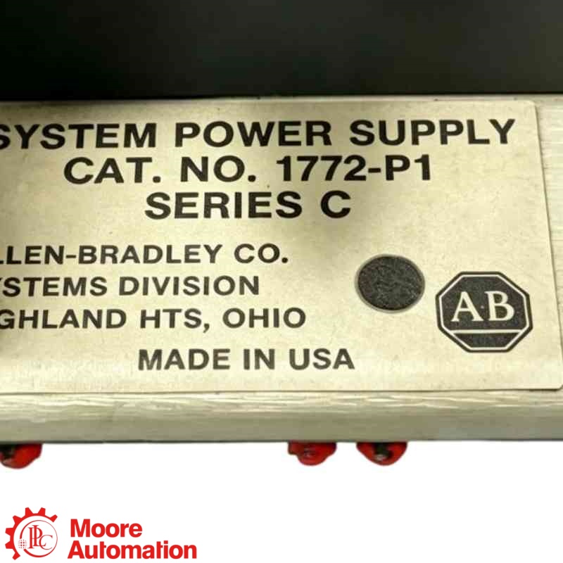 Module d'alimentation du système PLC 1772-P1 PLC-2
