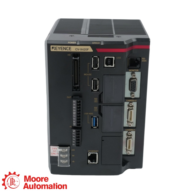 Contrôleur de vision KEYENCE CV-X420F série CV-X compatible avec les caméras 2 mégapixels