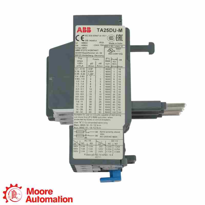 Relais de surcharge thermique ABB TA25DU-1.8M 1SAZ211201R2025