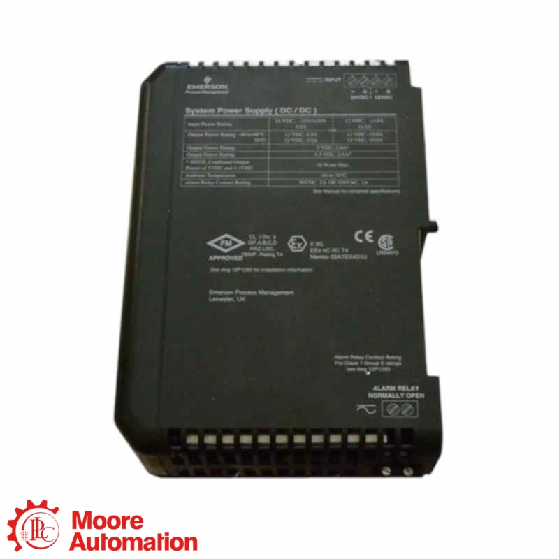 Carte Emerson VE4005S2B4 16 canaux HART 4-20 mA avec sortie analogique