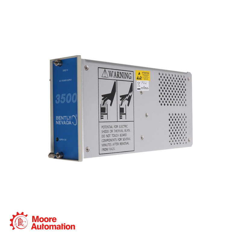 Bently Nevada 3500/15-02-02 Dual High-Voltage AC Power Supply Configuration
